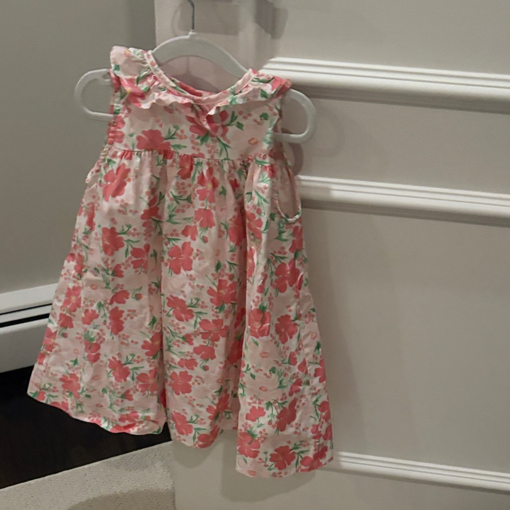 Floral Pink Kids Dress
